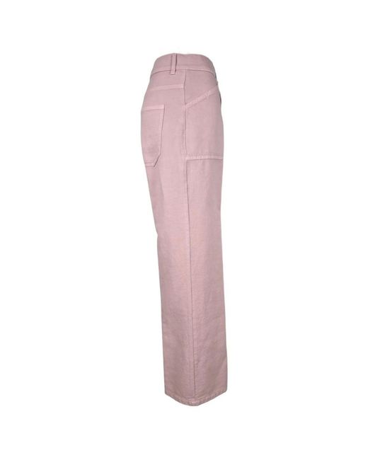 Kiltie Pink Straight Trousers
