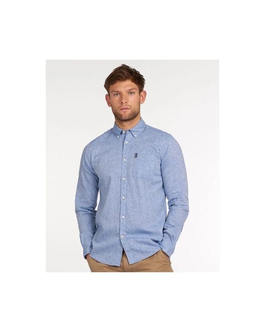 Casual Shirts di Barbour in Blue da Uomo