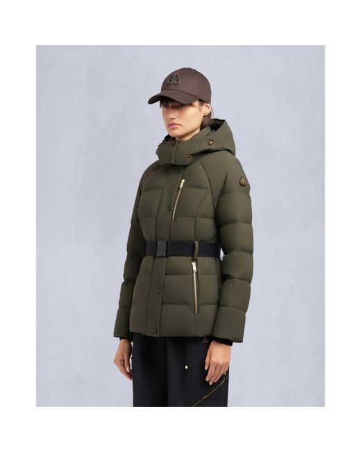 Moose Knuckles Green Winter Jackets