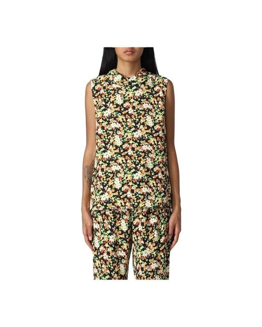 Sleeveless Tops Marni en coloris Metallic