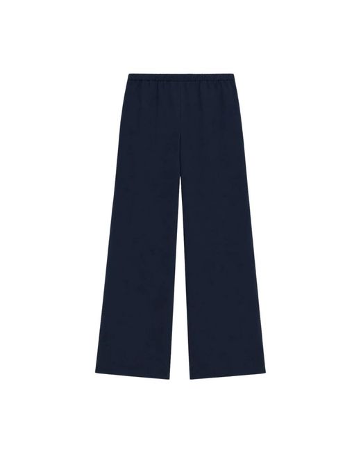 Liviana Conti Blue Wide Trousers