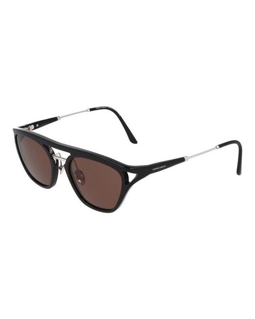 Armani Brown Unregelmäßige form sonnenbrille ar 8158