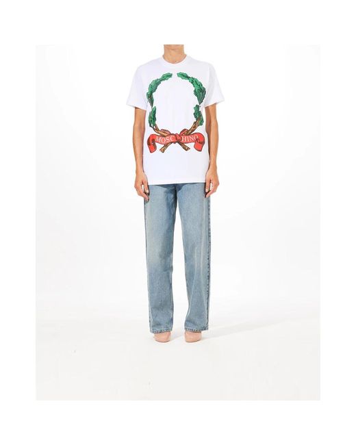 Moschino White T-Shirts