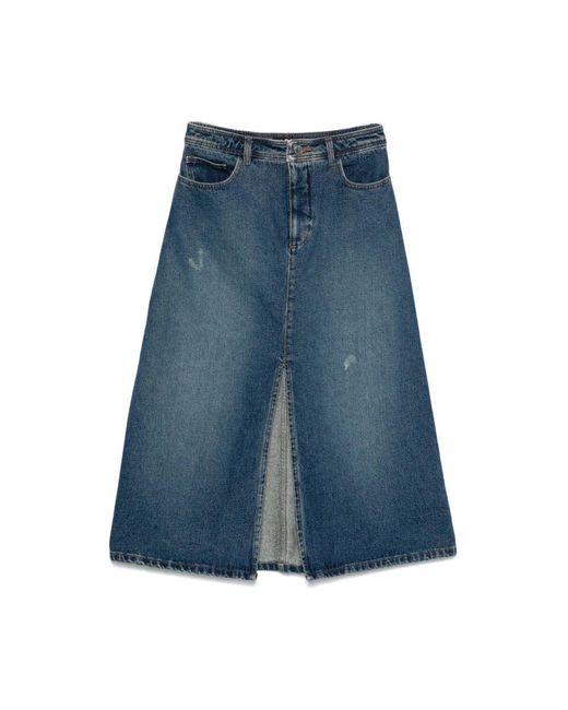 Denim Skirts A.P.C. en coloris Blue