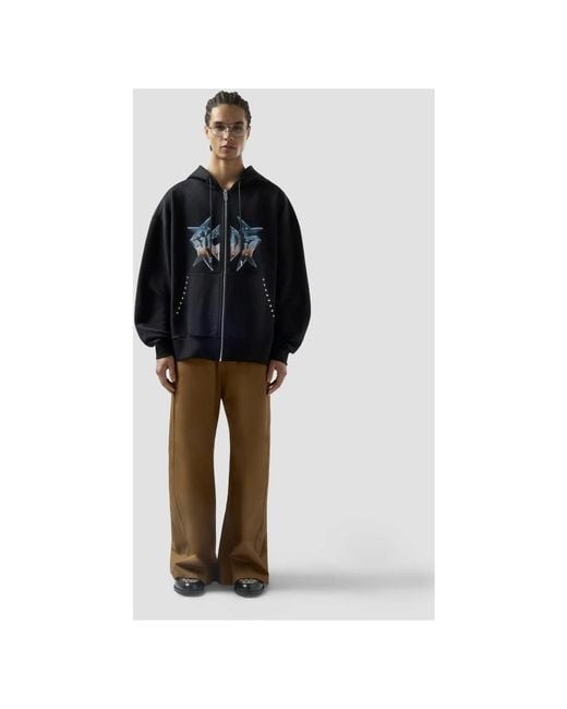 Gcds Black Zip-Throughs for men