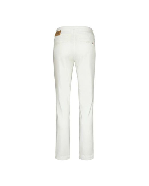 Cinque White Cropped Jeans