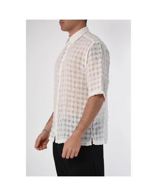 Costumein Gray Short Sleeve Shirts for men