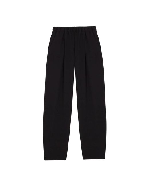 Cortana Black Tapered Trousers
