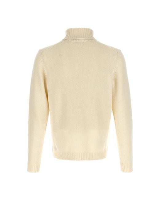 Turtlenecks Zanone de hombre de color Natural