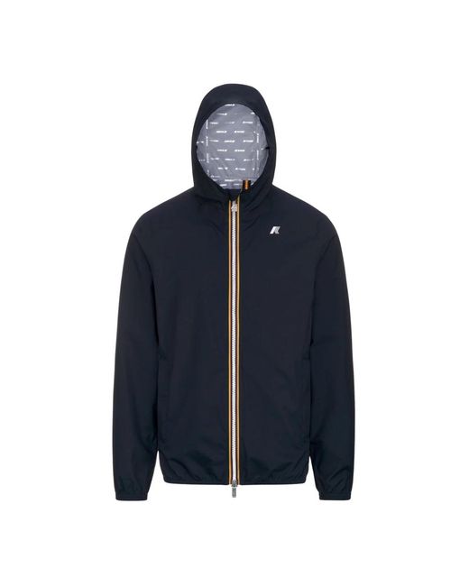 K-Way Jack Stretch Dot in het Blue voor heren