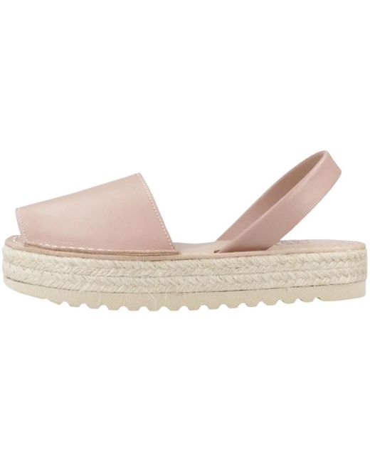 Frailera Pink Flat Sandalen