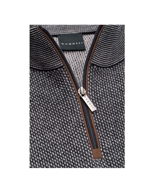 Bugatti Schwarzer Pullover Stil 65533B in Blue für Herren