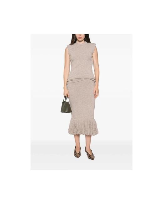ELY ELY Natural Midi Skirts