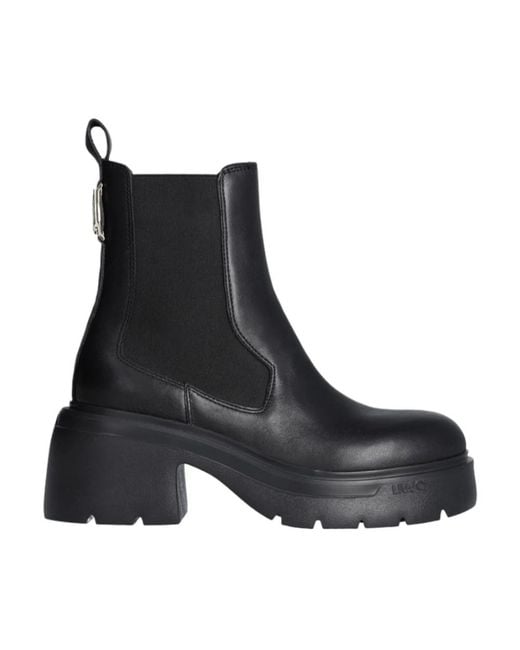 Liu Jo Black Heeled Boots