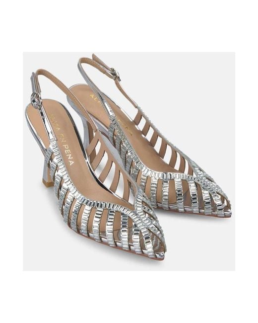 Alma En Pena. Metallic Kristalleffekt Absatzschuh