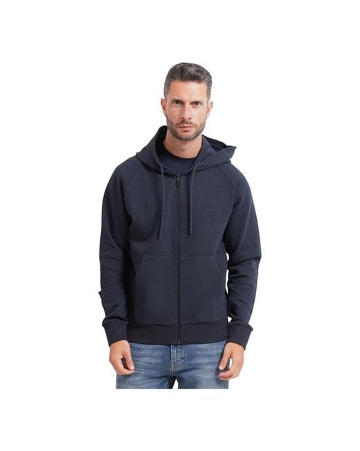 Boss Blue Zip-Throughs for men