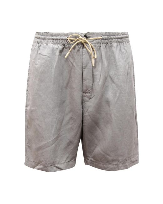 PT01 Gray Casual Shorts for men