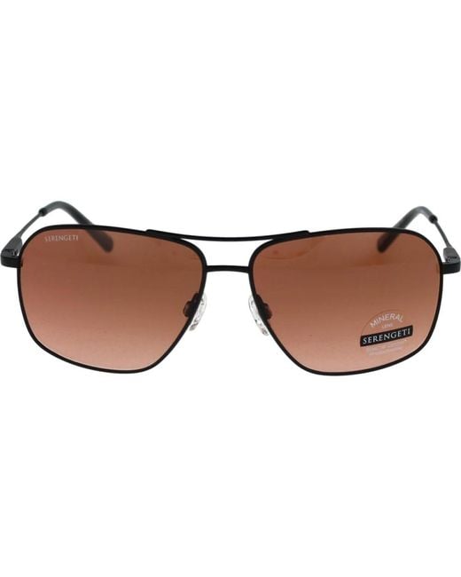Serengeti Sunglasses in Brown für Herren