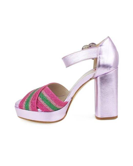 Love Moschino Pink High Heel Sandals