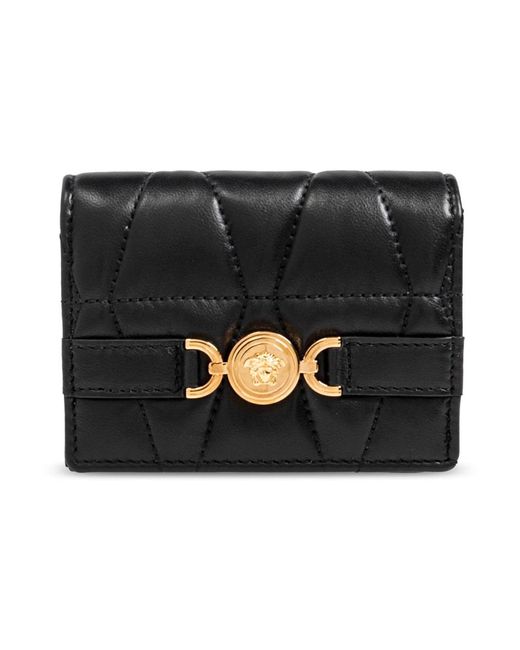 Wallets & Cardholders Versace de color Black