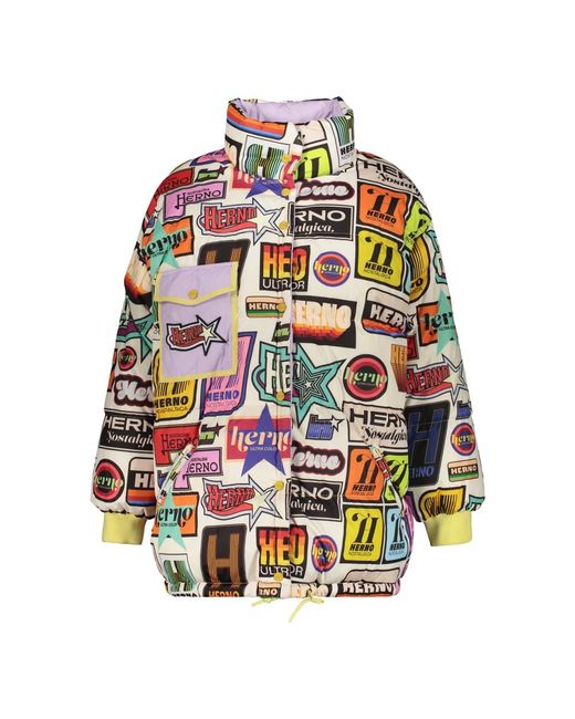Herno Green Down Jackets