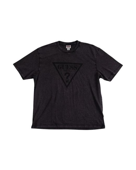Guess Black T-Shirts for men