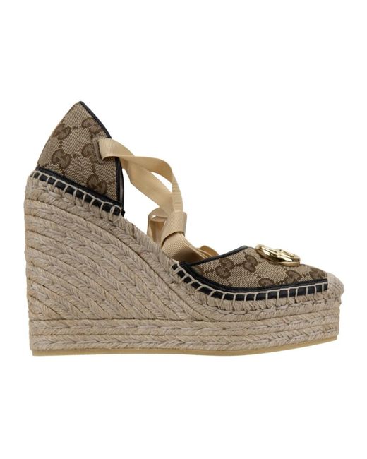 Gucci Brown Wedges