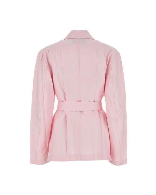 Setchu Pink Trench Coats