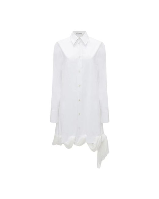 J.W. Anderson White Shirt Dresses