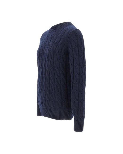 Cashmere Knitwear Kangra de hombre de color Blue