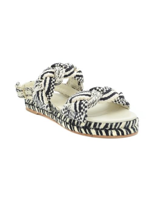 ANTOLINA PARIS Metallic Flat Sandals