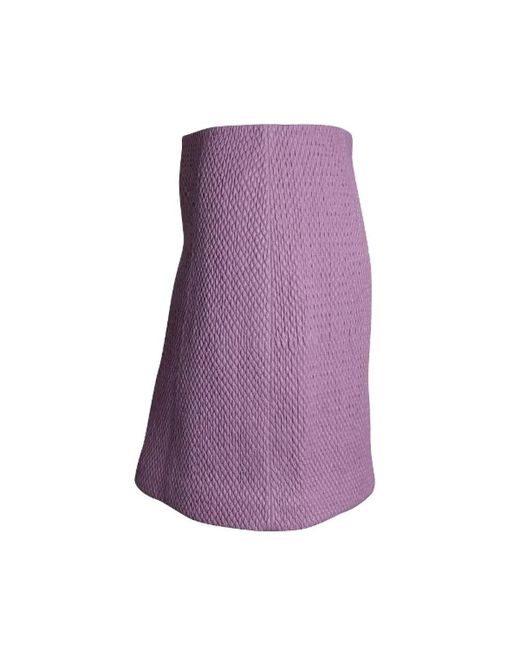 Bottega Veneta Purple Short Skirts