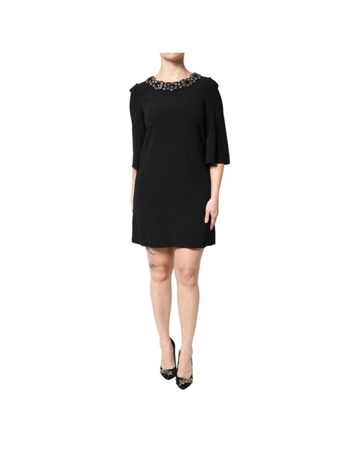 Dolce & Gabbana Black Short Dresses