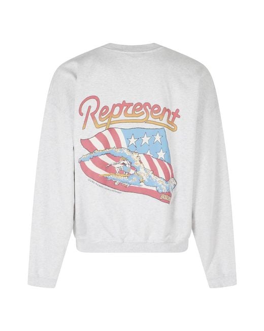 Represent Beach Boys Americas Band Sweater in White für Herren