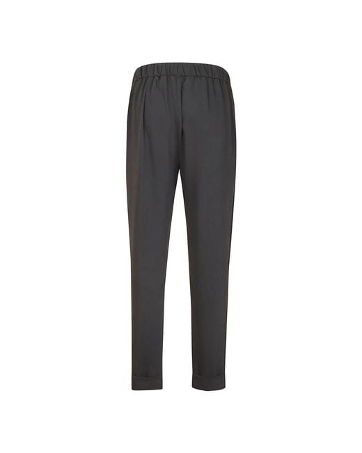 P.A.R.O.S.H. Gray Slim-Fit Trousers