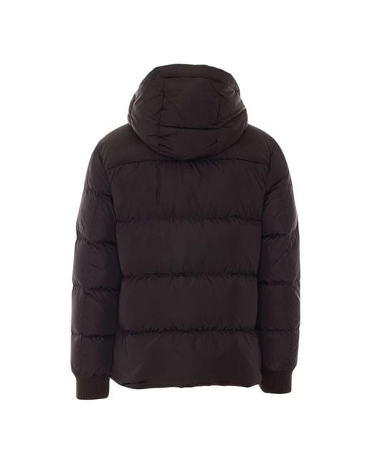 Winter Jackets Add de hombre de color Black