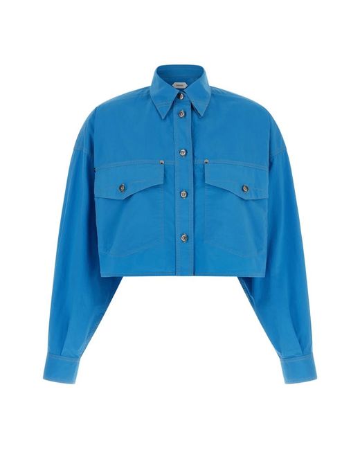 Shirts Versace de color Blue