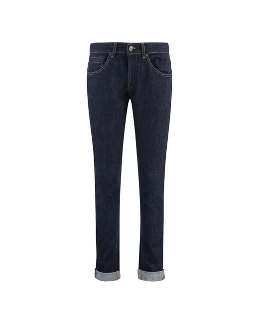 Dondup Blue Slim Fit Jeans for men