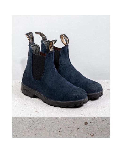 Blundstone Blue Chelsea Boots