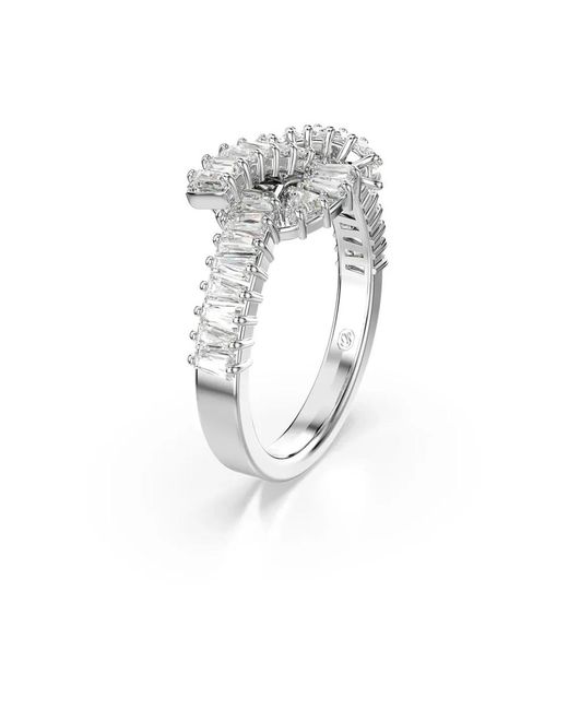 Swarovski White Matrix Ring
