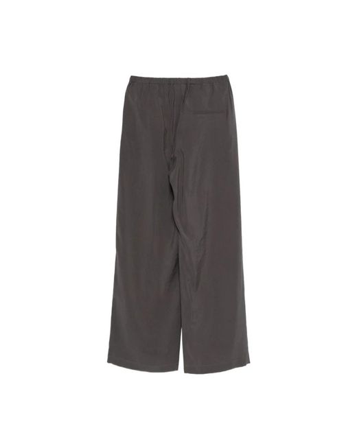 Alysi Gray Wide Trousers