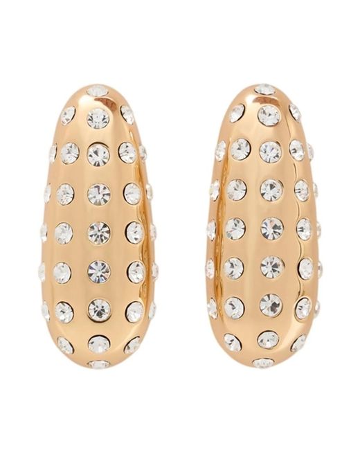 Earrings di Self-Portrait in Metallic