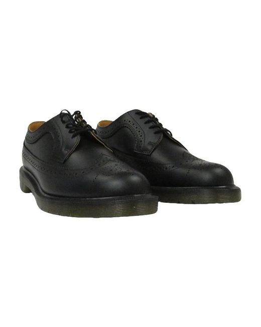 Dr. Martens Black Laced Shoes for men