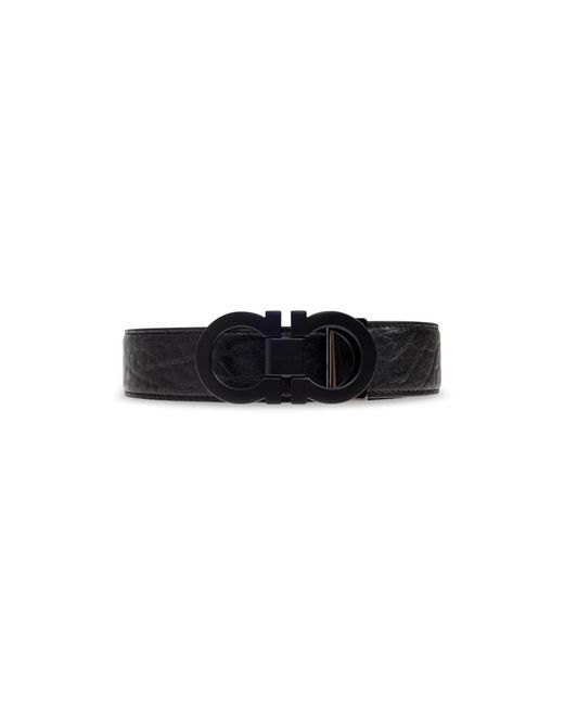 Ferragamo Black Belts for men