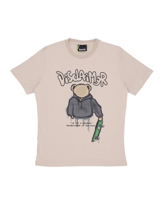 T-Shirts di DISCLAIMER in Natural da Uomo