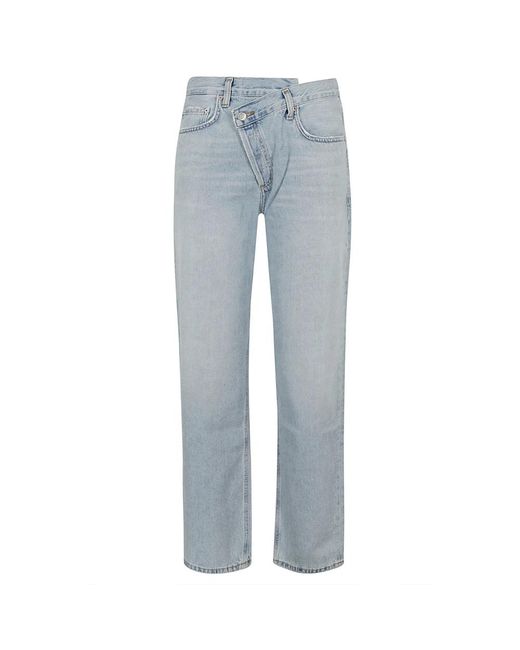 Jeans > straight jeans Agolde en coloris Blue