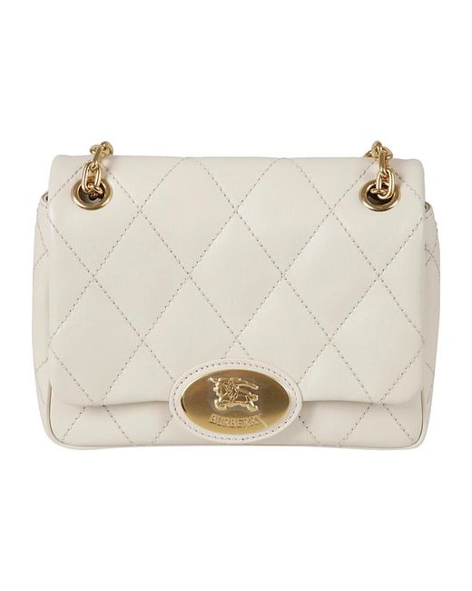 Burberry Small Strand Shoulder Bag in het Natural