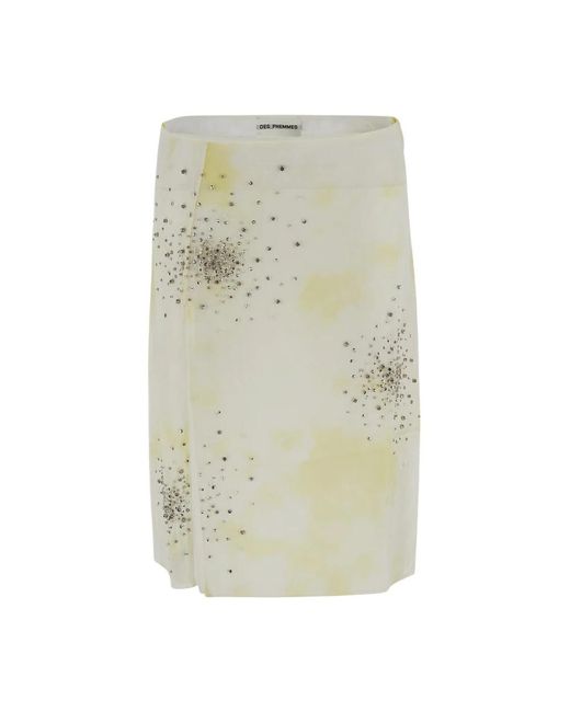 Short Skirts Des Phemmes de color Natural