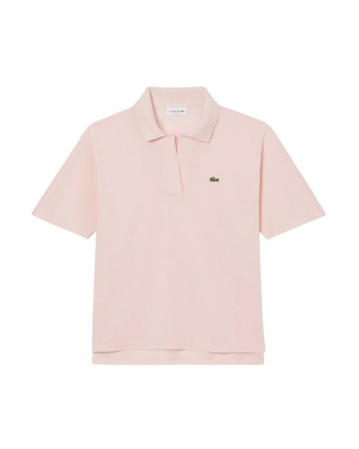 Lacoste Pink Polo Shirts
