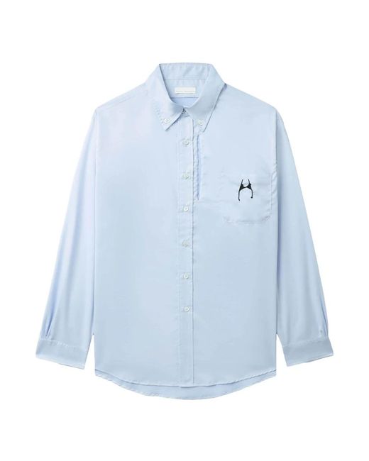 Random Identities Blue Casual Shirts for men